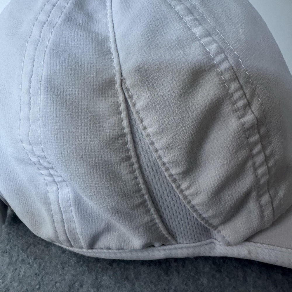 Adidas Hat Cap Strap Back White Logo One Size Fits All Mens Twill Performance - Picture 7 of 10